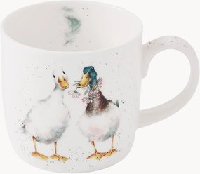 Caneca em porcelana Fine Bone China Duck Love