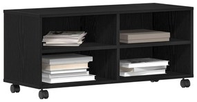 Armário de TV vidaXL Preto 90x35x35 cm em Madeira Derivada