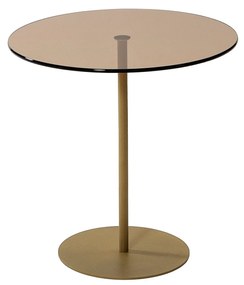 Mesa Lateral Chill-Out - Dourado - 50x50x50 cm