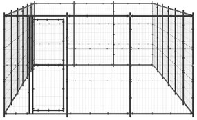 Canil de exterior 21,78 m² aço