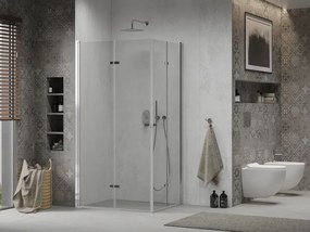 Mexen Lima Duo cabine de duche dobrável 100 x 80 cm, transparente, cromado - 856-100-080-02-00