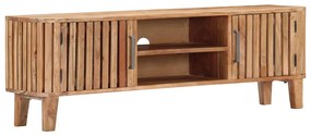 Móvel de TV 130x30x45 cm madeira de acácia maciça