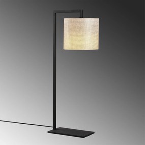 Candeeiro de Mesa Profil – Creme e Preto – 27 x 20 cm
