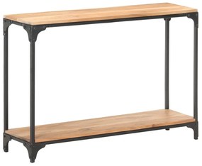 vidaXL Mesa consola 110x30x75 cm madeira de acácia maciça