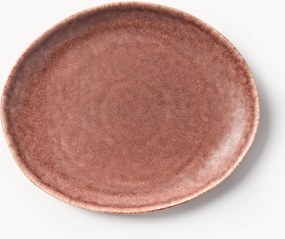 Pratos de pequeno-almoço artesanais com forma orgânica Macey, conjunto de 4