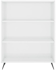 Estante 69,5x32,5x90 cm derivados de madeira branco brilhante