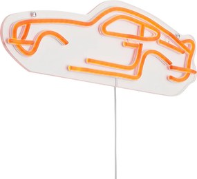 Candeeiro de parede néon laranja Incl. LED - Carro