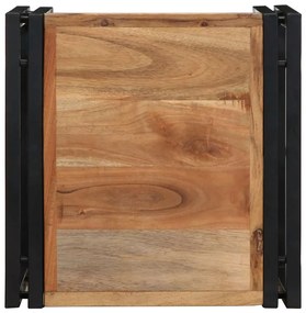 Mesa de centro 40x40x35 cm madeira de acácia maciça
