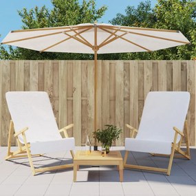 vidaXL Toalhas de praia 2 pcs 60x135 cm tecido 400 GSM branco