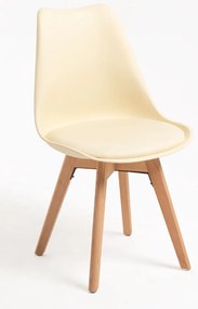 Pack 4 Cadeiras Synk Basic - Marfim