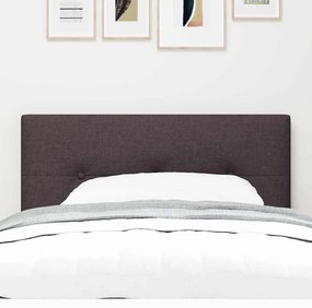 Cabeceira LED marrom escuro com botões, 80cm