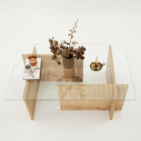 Mesa de Café Escape - Carvalho Safira - 105x40x65 cm