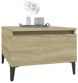 Mesa de apoio 50x46x35 cm derivados de madeira carvalho sonoma