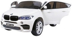 Carro elétrico para Crianças 12V 2 Lugares BMW X6 XXL Branco