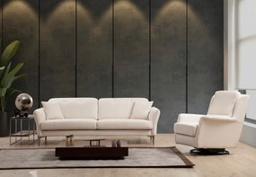 Sofá de 3 Lugares Costor – Branco – 230x100x96 cm