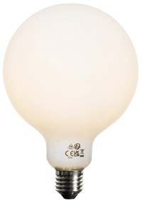 Conjunto de 5 Lâmpada LED regulável E27 vidro opal G125 5W 450lm 3000K