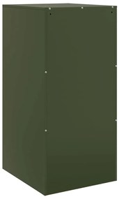 Aparador 34,5x39x73 cm aço verde azeitona