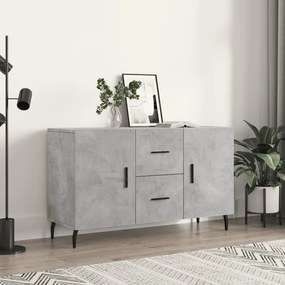 vidaXL Aparador 100x36x60 cm derivados de madeira cinzento cimento