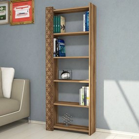 Estante City – Nogueira – 64,6 cm x 170 cm x 24,2 cm