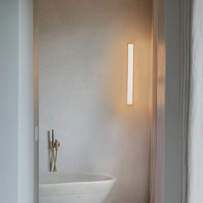 Candeeiro de parede para casa de banho latão 62 cm com LED IP44 - Cascada Moderno