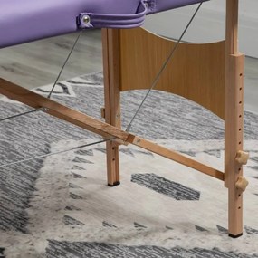 Marquesa Masajea  Dobrável ´- Roxo - Design Moderno
