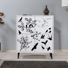 Armário Multiuso Multilux – Branco – 95x111x36 cm