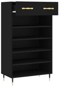 Sapateira 60x35x105 cm derivados de madeira preto
