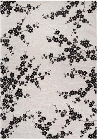 Tapete lavável em jacquard para interior e exterior Sakura