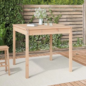 vidaXL Mesa de jardim 82,5x82,5x76 cm madeira de pinho maciça