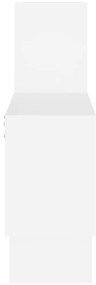 Prateleira parede formato carro derivados de madeira branco