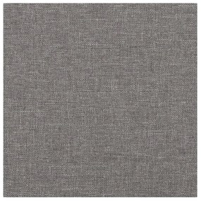 Painel de parede 12 pcs 30x30 cm tecido 1,08 m² cor cinza-claro
