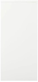 Armário com porta deslizante aço 90x40x90 cm branco