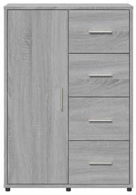 Aparador 60x31x84 cm derivados de madeira cinzento sonoma