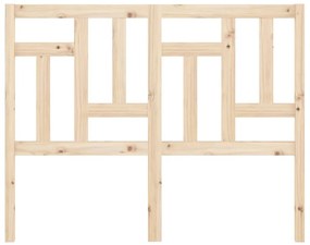 Cabeceira de cama 145,5x4x100 cm madeira de pinho maciça