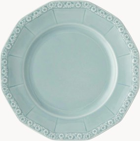 Pratos de pequeno-almoço em porcelana Maria Pale Mint conjunto de 6