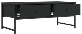 Mesa de centro 101x49x39,5 cm derivados de madeira preto