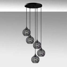 Chandelier Hay – Preto – 44 x 44 x 113 cm