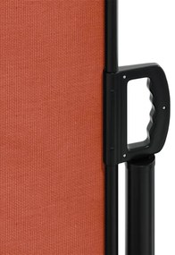 Toldo lateral retrátil 120x1200 cm terracotta