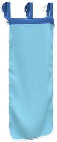 Cortinas para cama elevada poliéster azul