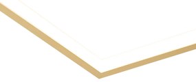 Candeeiro de teto dourado com LED 3 etapas de dimmer 5 luzes - Lejo Design