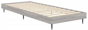 Estrutura cama 75x190 cm derivados de madeira cinzento sonoma