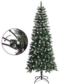 Árvore de Natal artificial com suporte 180 cm PVC verde