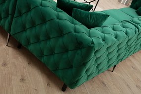 Sofá de Canto Como – Verde – 310 cm x 70 cm x 270 cm