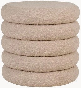 Pufe estofado com arrumação Brooklyn