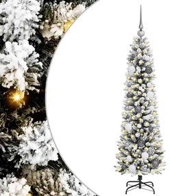 Árvore de Natal Slim Branco 150 cm PVC