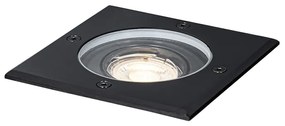 Projetores de exterior para o chão preto quadrado ajustável IP65 - Delux Moderno