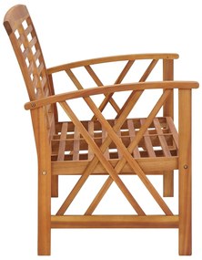3 pcs conjunto lounge de jardim madeira de acácia maciça
