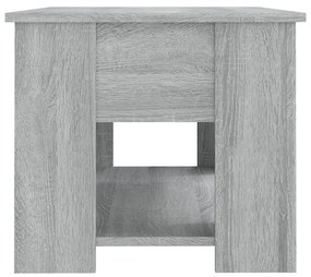 Mesa de centro 79x49x41cm derivados de madeira cinzento sonoma