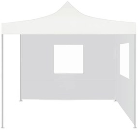 Tenda dobrável profissional festas 2 paredes 3x3m aço branco