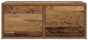 Móveis TV 2 peças madeira velha 60x31x25,5cm madeira trabalhada